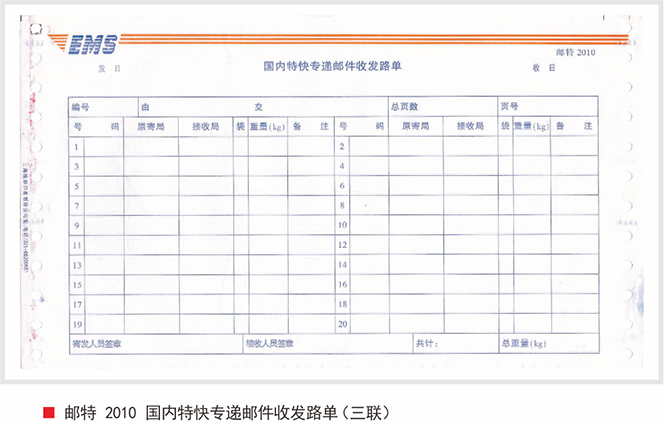 机用清单/路单系列